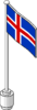 LDraw Iceland Flag
