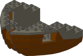 lego pirate ship hull pieces