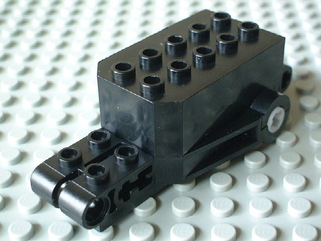 LEGO 32283 Black Top Grigio Base Pull-Back Motore 4 TECHNIC RUOTE MOZZI Grigio 