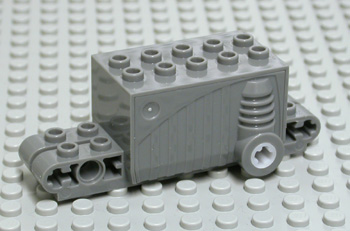 Blue x1 47715 Lego Technic Motor Pull Back 4x9x2&2/3 