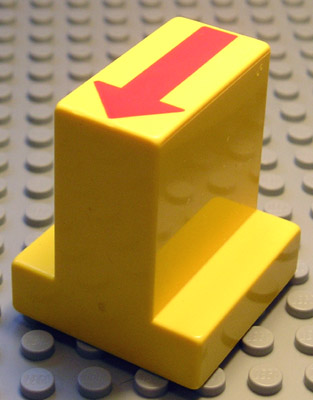 LEGO 5024 Duplo Start / Stop Rail, Single Rail, Change of