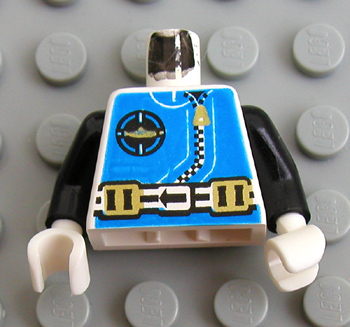 LEGO 20 NEW MINIFIGURE PLAID TORSOS WITH DARK BLUE ARMS PIECES PARTS