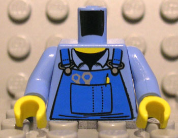 Lego New Dark Blue Torso Police Uniform Dress Red Sash Army and Medals
