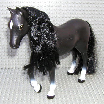 lego black horse