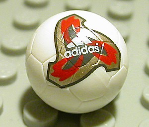 Sets that have x45px2: Minifig Accessory Soccer Ball with World