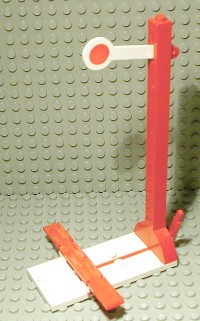 4.5v Blue Signal Post Lego Train x489 