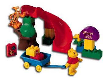 Peeron Tigger s Slide and Wagon 2985 1