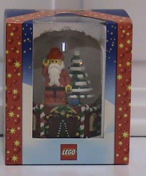 Lego santa 2024 snow globe