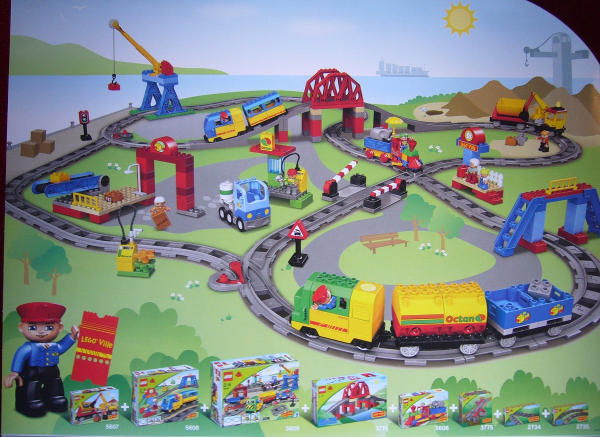 LEGO Duplo track System железная дорога
